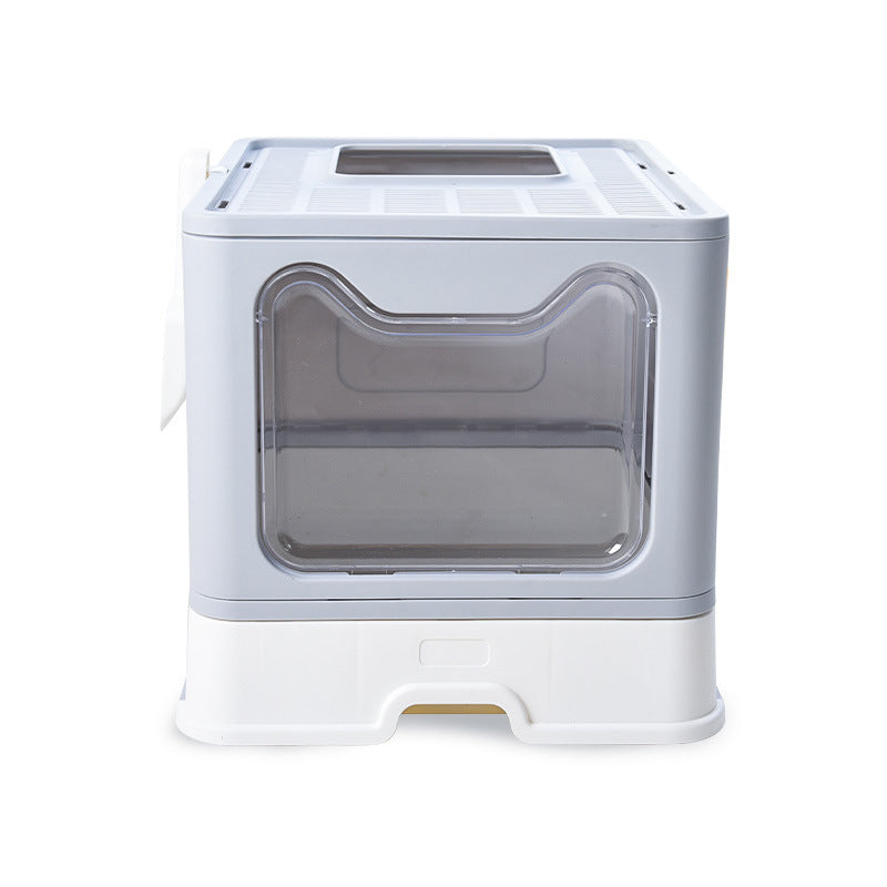 Owl Top Entry Folding Cat Litter Box