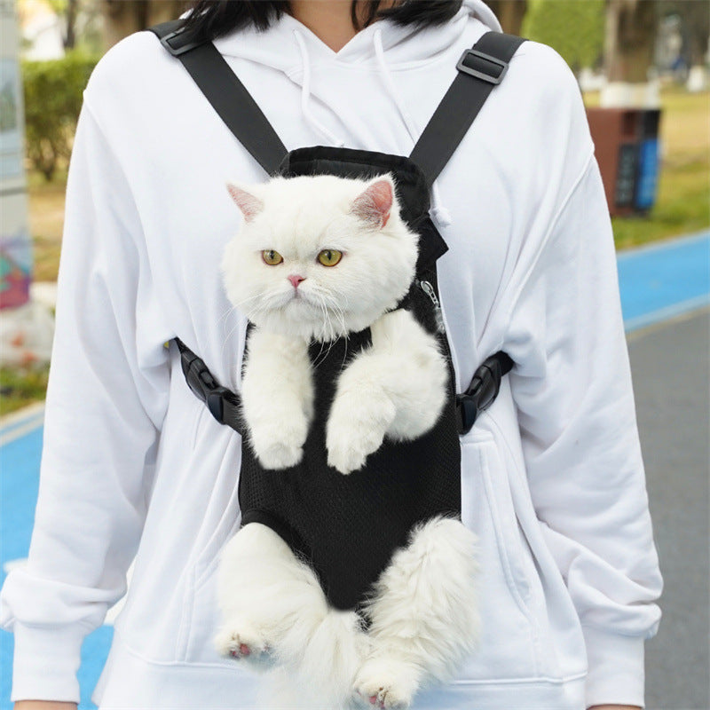 Portable Mesh Breathable Pet Backpack