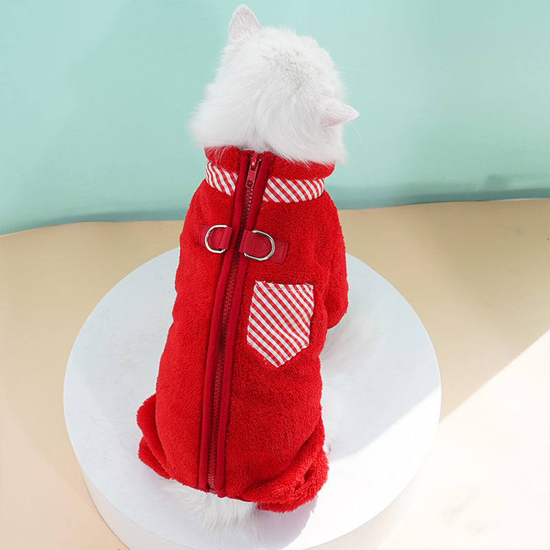 Four-Leg Fleece With Double Traction Buckles For Going Out