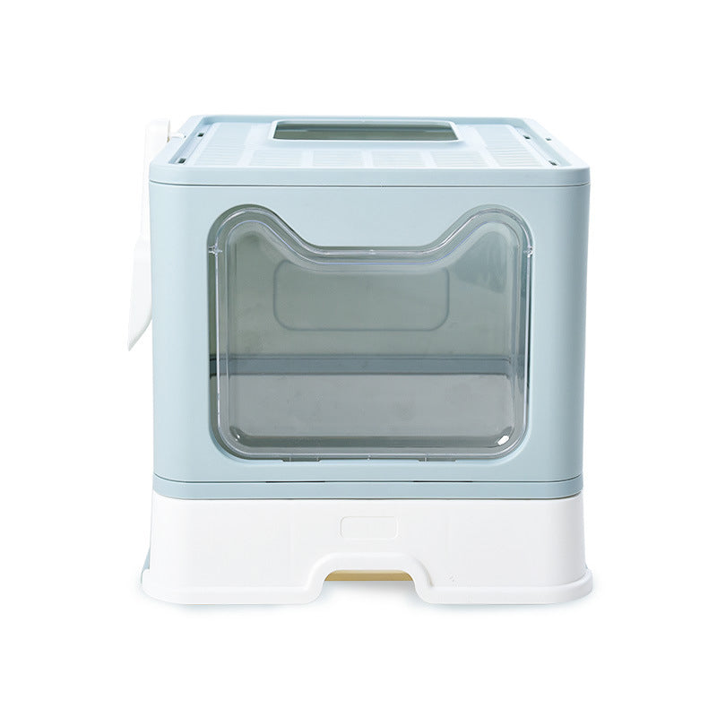 Owl Top Entry Folding Cat Litter Box