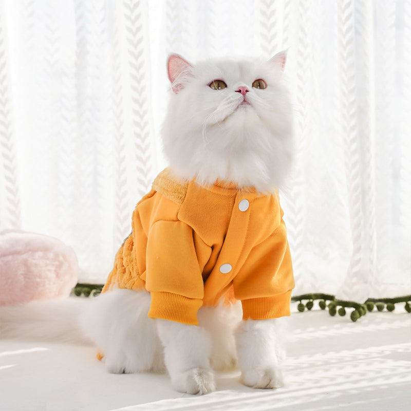 3D Dinosaur Autumn and Winter Pet Cotton Clothes