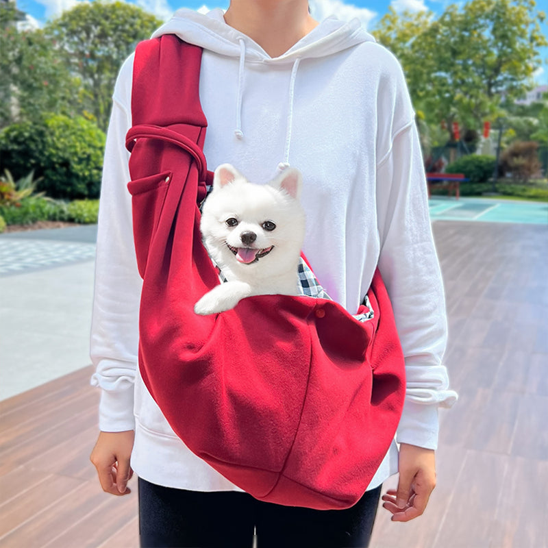 Autumn And Winter One-Shoulder Cross body Pet Bag
