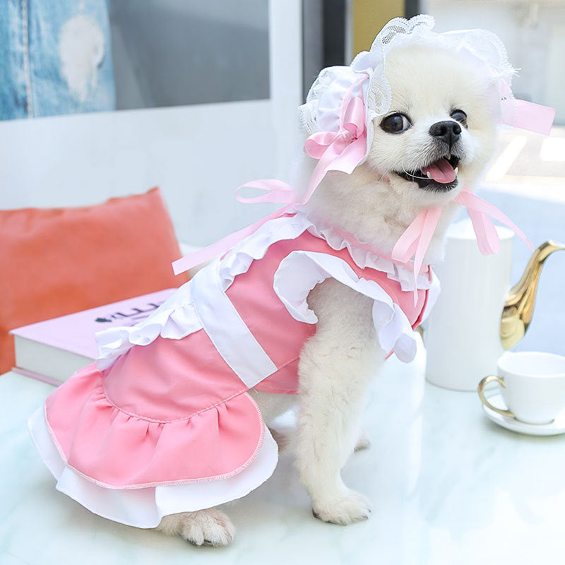 Dog Walking Maid Parent-Child Dress