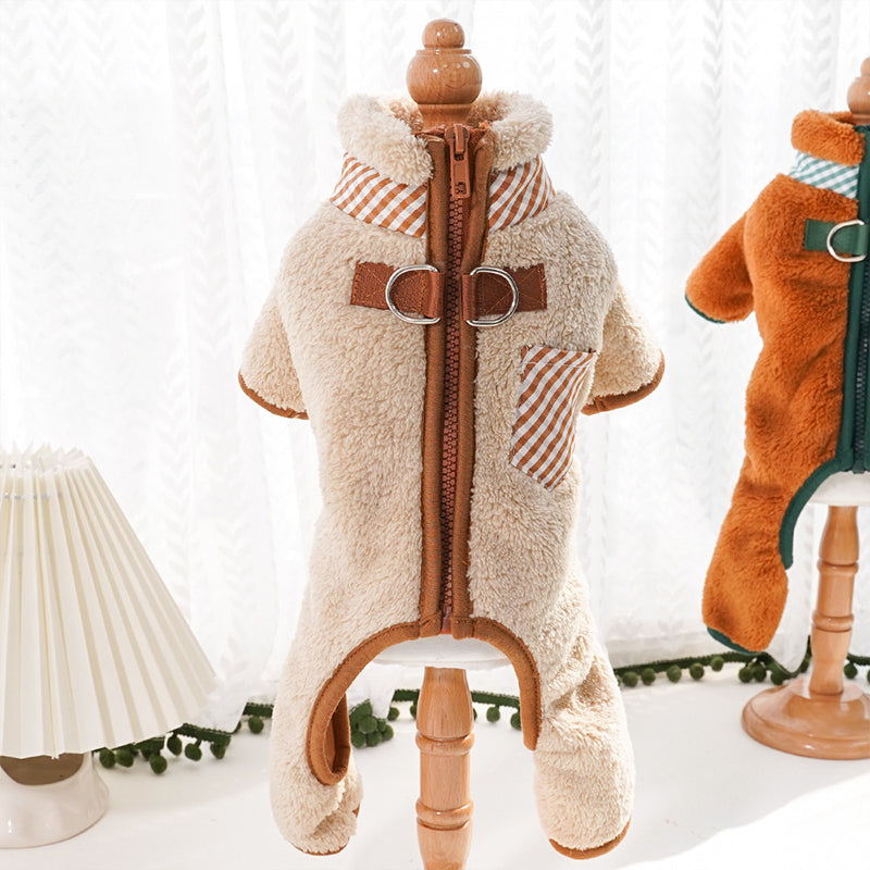 Four-Leg Fleece With Double Traction Buckles For Going Out