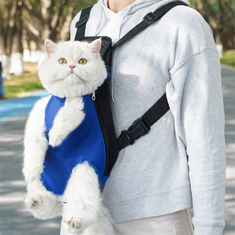 Portable Mesh Breathable Pet Backpack