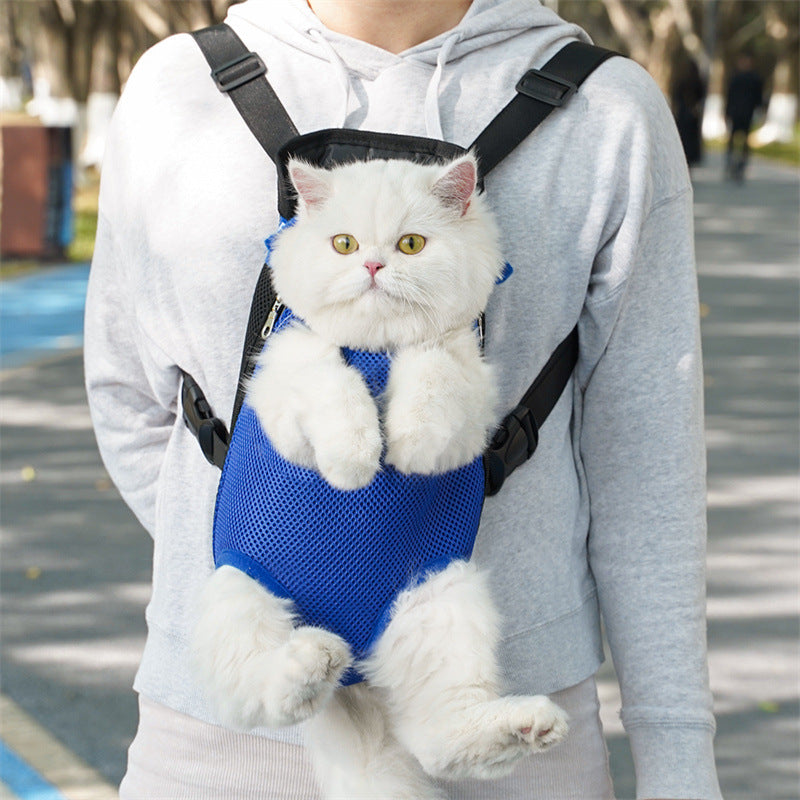 Portable Mesh Breathable Pet Backpack
