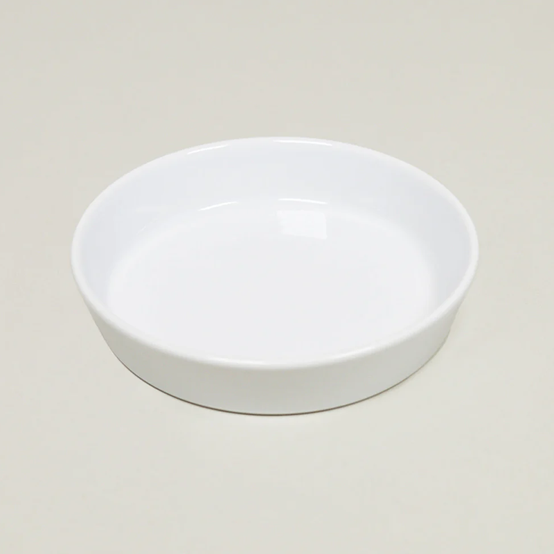 Shallow Wide Cat Food Dock Bowl