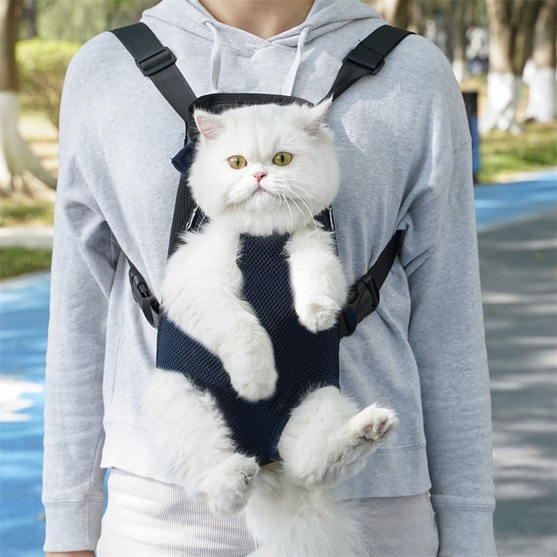 Portable Mesh Breathable Pet Backpack