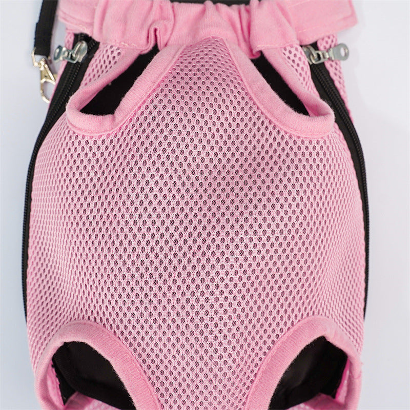 Portable Mesh Breathable Pet Backpack