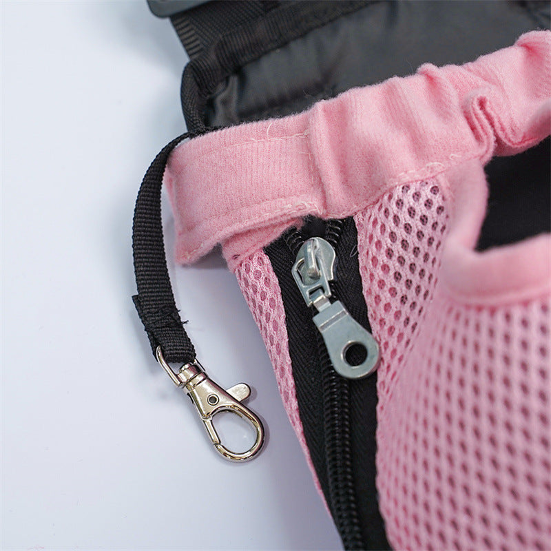 Portable Mesh Breathable Pet Backpack