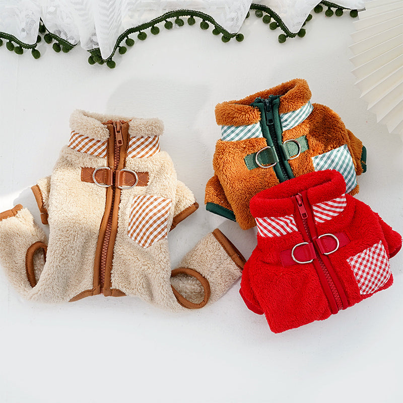Four-Leg Fleece With Double Traction Buckles For Going Out