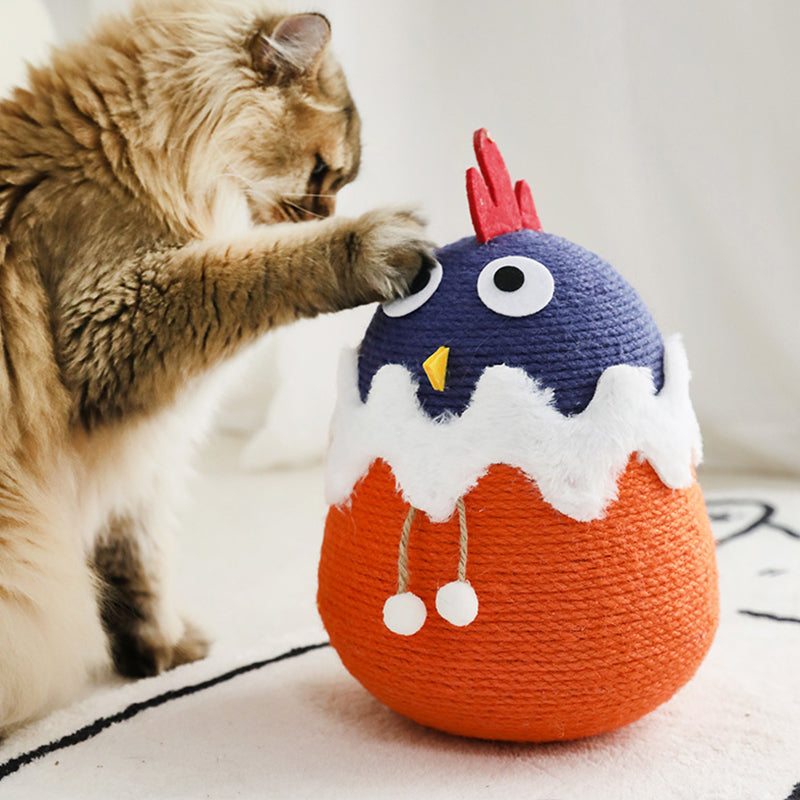 Ding Ding Chicken Tumbler Cat Self-Entertainment Toy