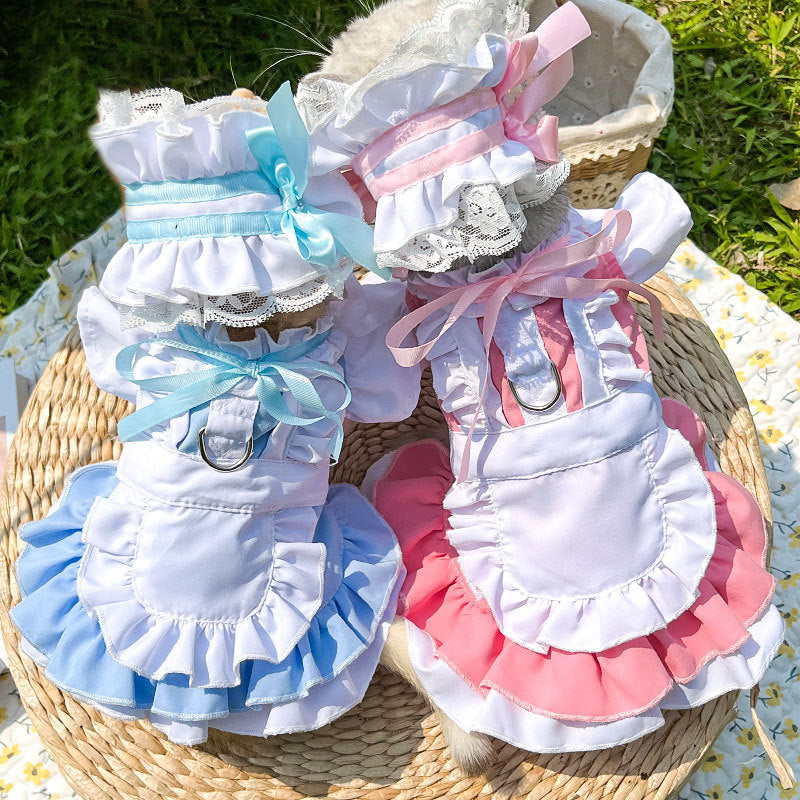 Dog Walking Maid Parent-Child Dress