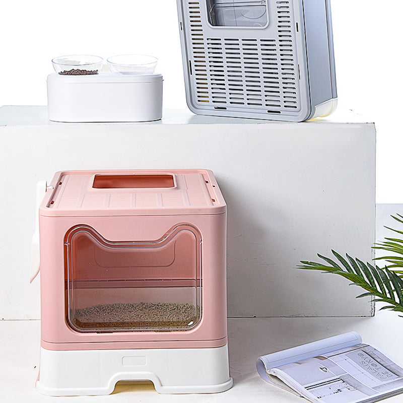 Owl Top Entry Folding Cat Litter Box