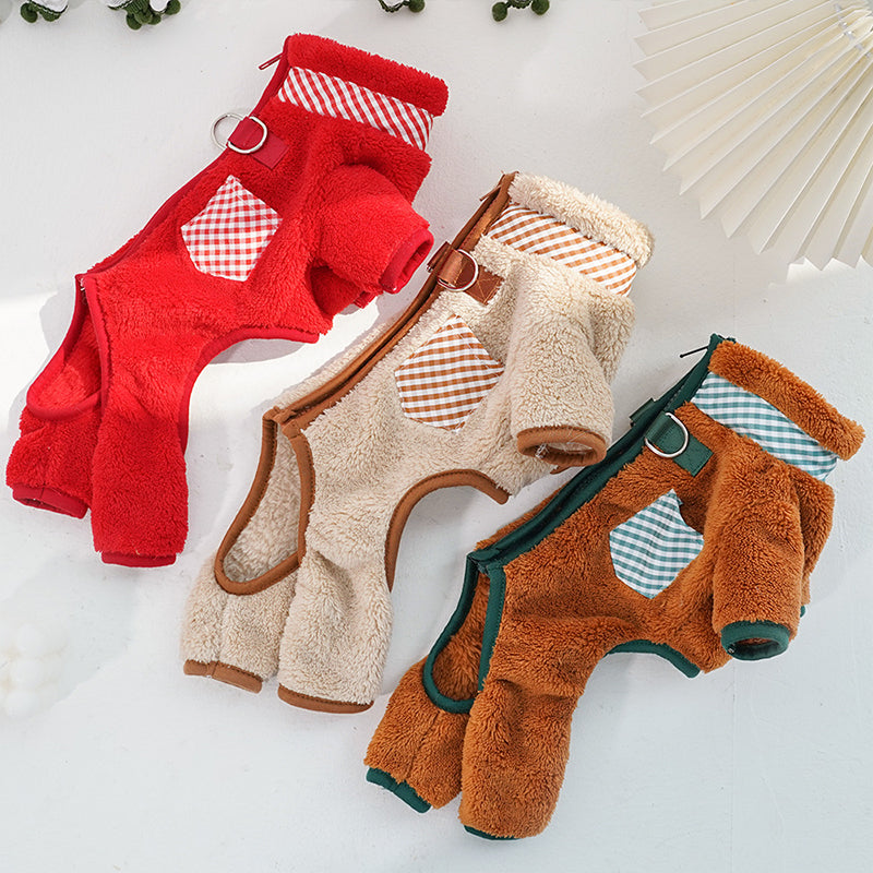 Four-Leg Fleece With Double Traction Buckles For Going Out