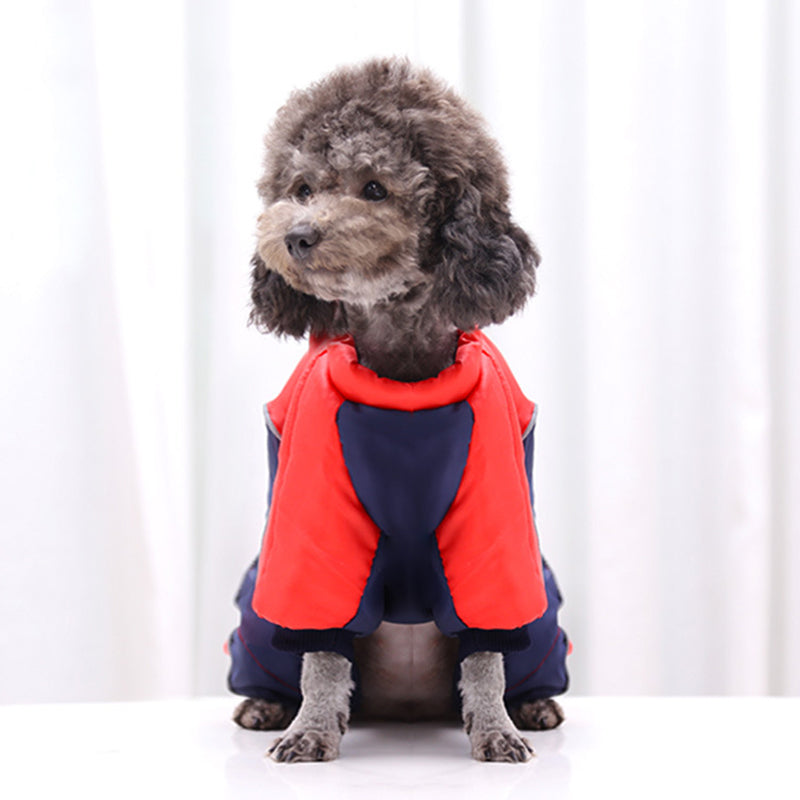 Thickened Waterproof Cotton Clothes For Four-Legged Pets