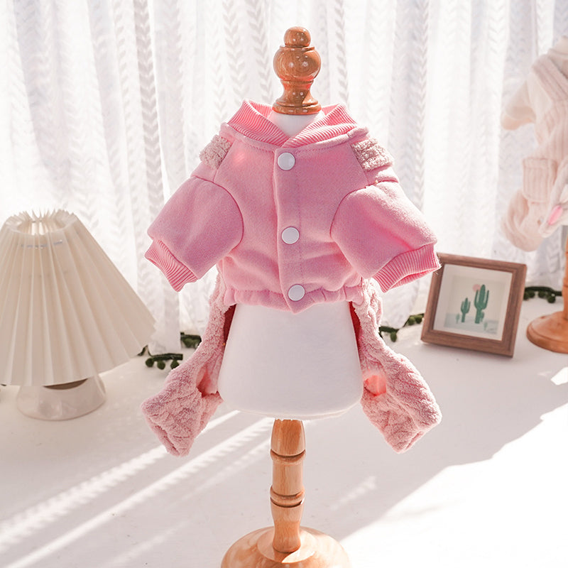 3D Dinosaur Autumn and Winter Pet Cotton Clothes
