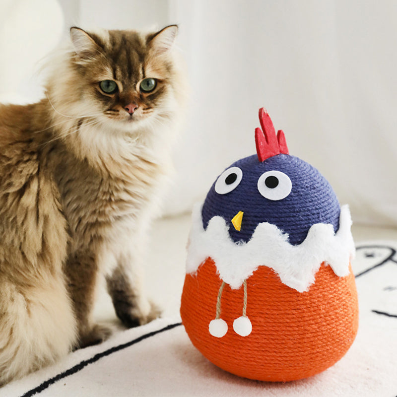 Ding Ding Chicken Tumbler Cat Self-Entertainment Toy