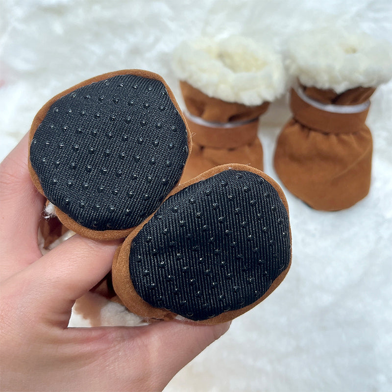 Thickened And Velvet Warm Non-Slip Dog Shoes
