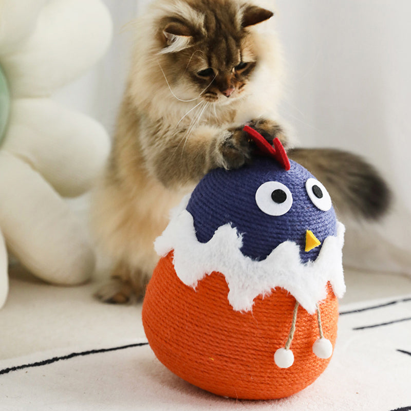 Ding Ding Chicken Tumbler Cat Self-Entertainment Toy