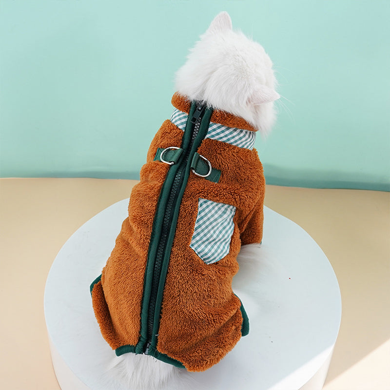Four-Leg Fleece With Double Traction Buckles For Going Out