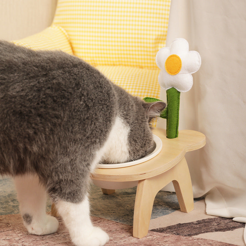 Pet High Bowl With Slanted Mouth