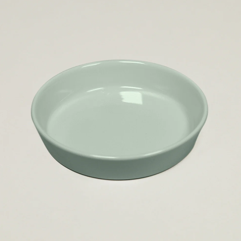 Shallow Wide Cat Food Dock Bowl