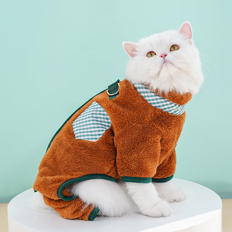 Four-Leg Fleece With Double Traction Buckles For Going Out