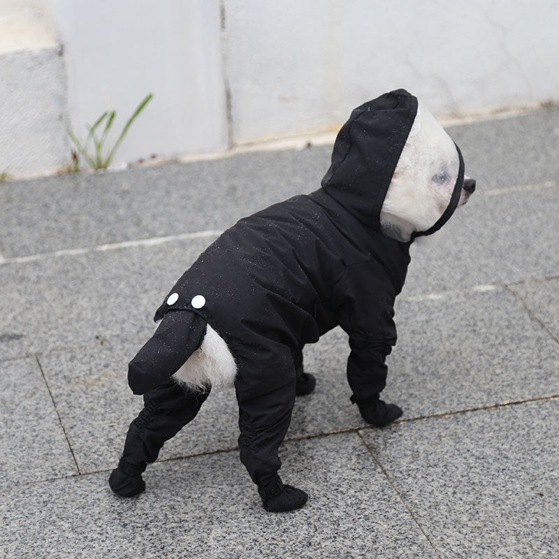 Four-Legged All-Inclusive One-Piece Waterproof Pet Raincoat