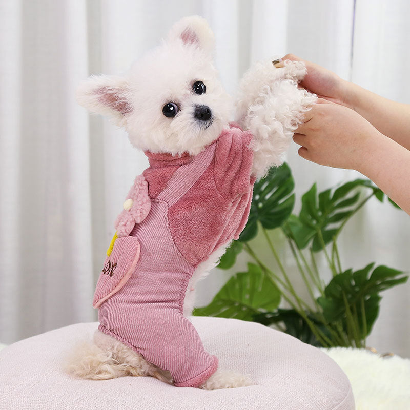 Autumn And Winter Pet Warm Four-Legged Clothes