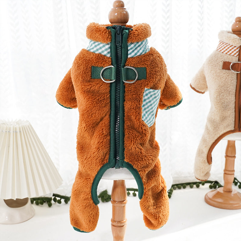 Four-Leg Fleece With Double Traction Buckles For Going Out