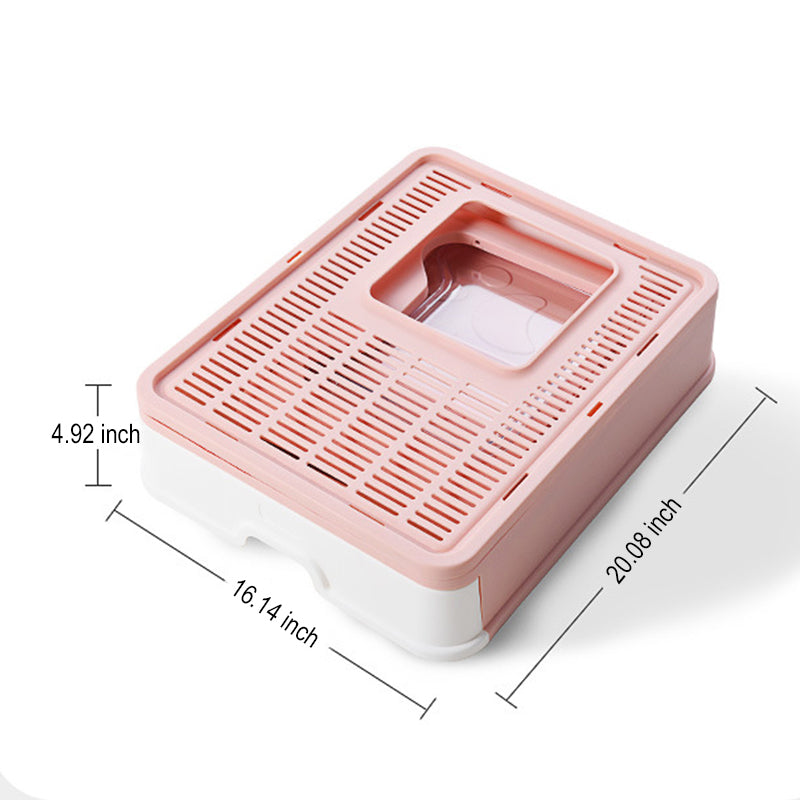 Owl Top Entry Folding Cat Litter Box