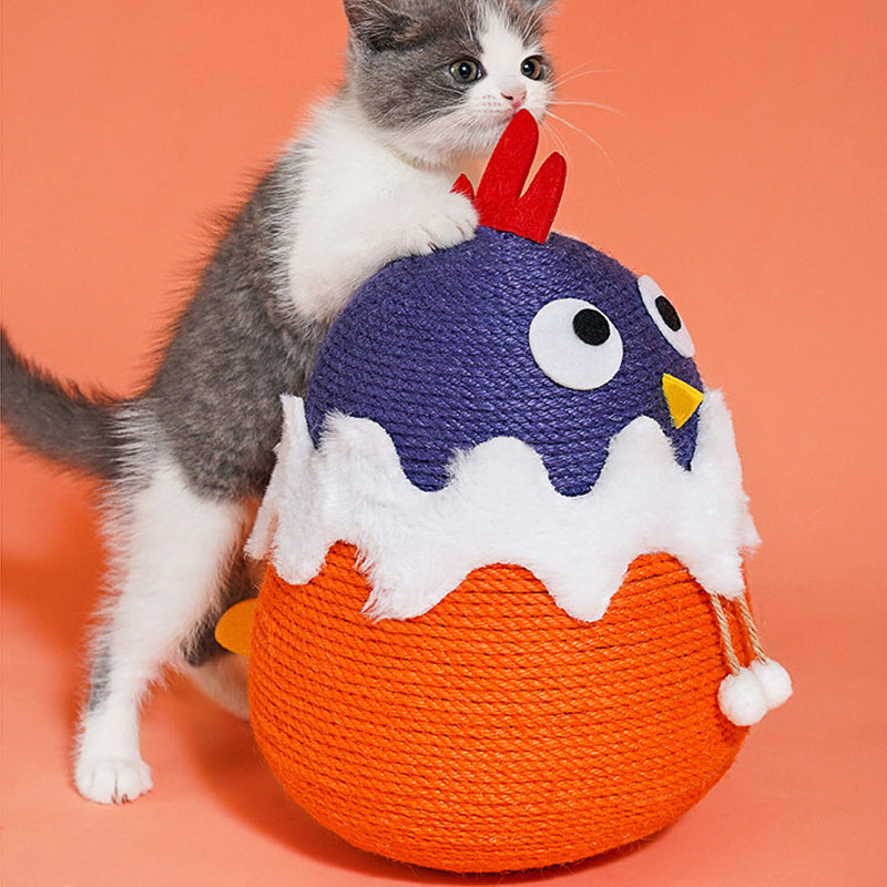 Ding Ding Chicken Tumbler Cat Self-Entertainment Toy