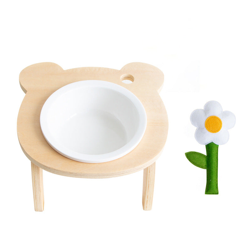 Pet High Bowl With Slanted Mouth