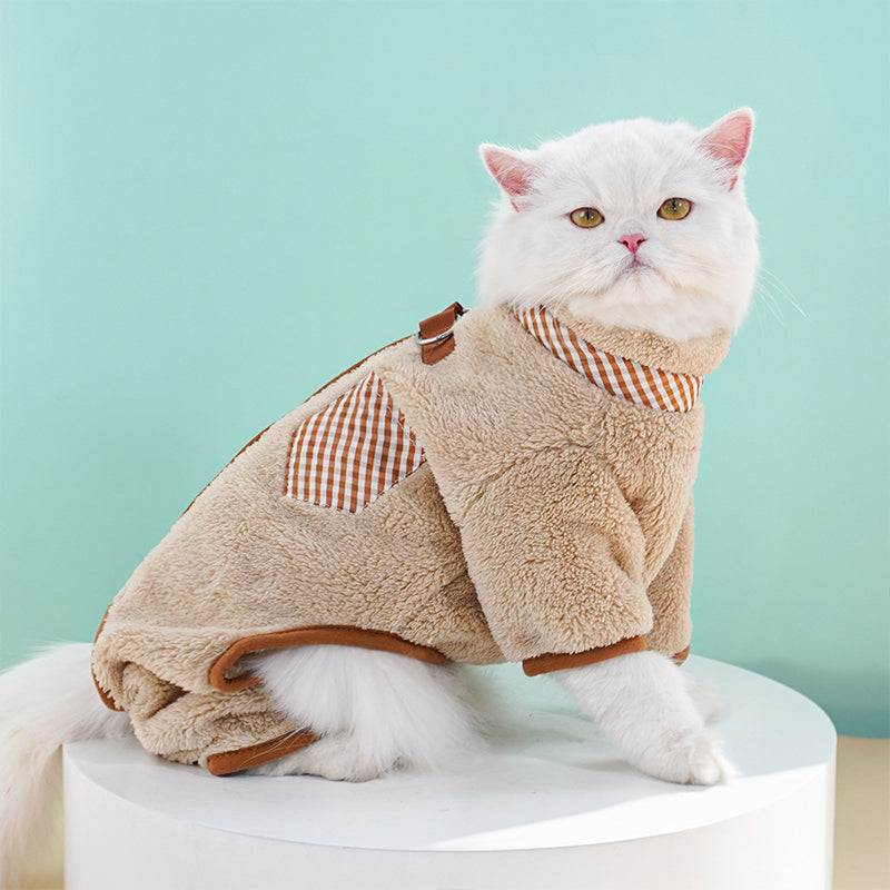 Four-Leg Fleece With Double Traction Buckles For Going Out