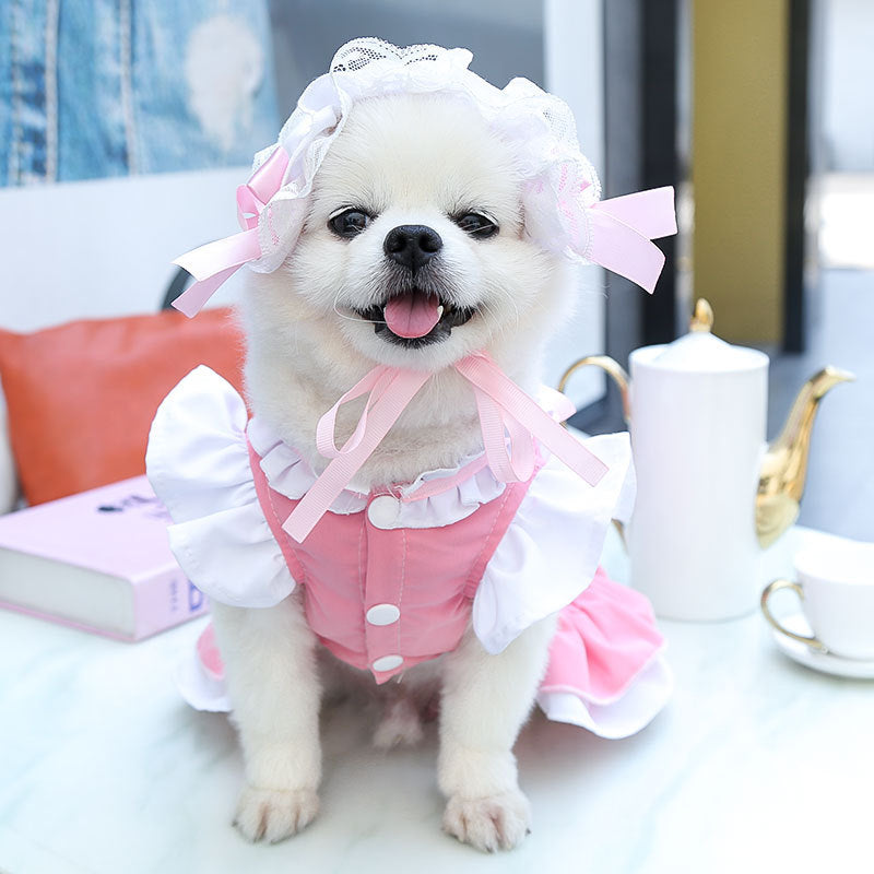 Dog Walking Maid Parent-Child Dress