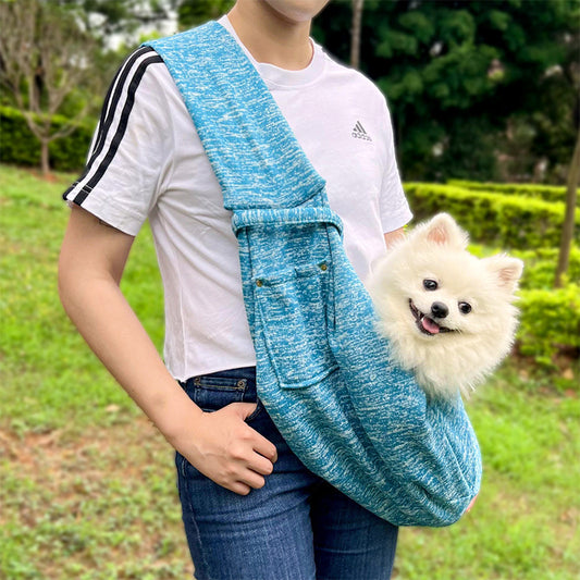 Thick Needle Autumn And Winter One-Shoulder Cross body Pet Bag