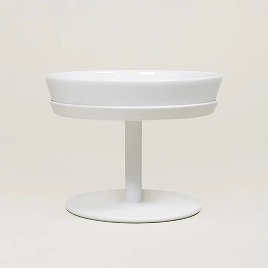 Shallow Elevated Cat Dock Bowl and Stand