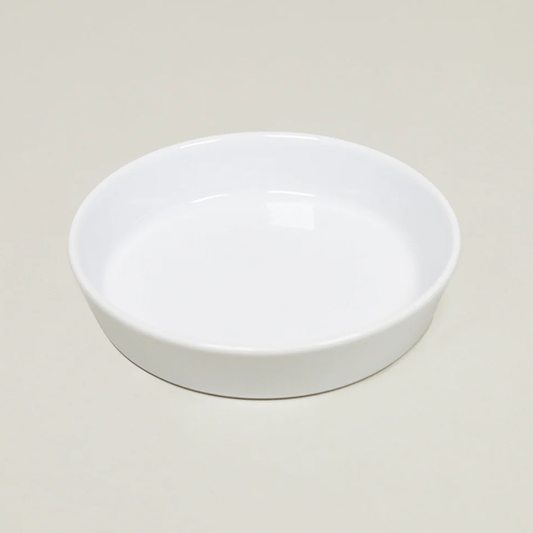 Shallow Wide Cat Food Dock Bowl