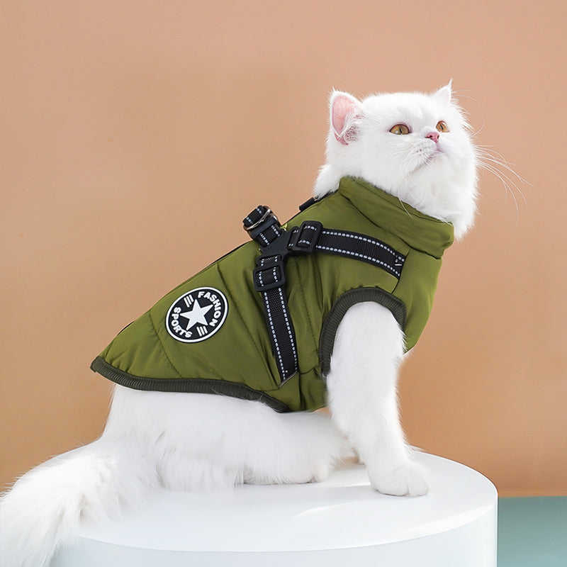 Waterproof Thick Warm Pet Cotton Vest