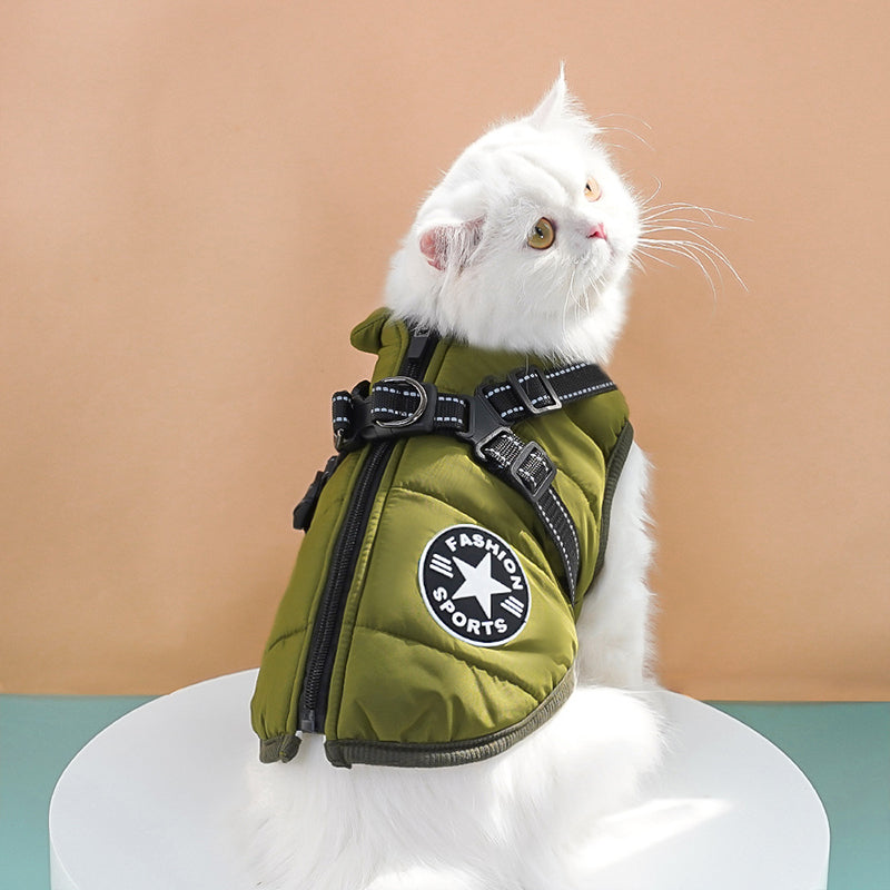 Waterproof Thick Warm Pet Cotton Vest