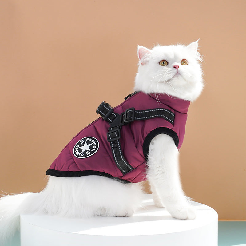 Waterproof Thick Warm Pet Cotton Vest