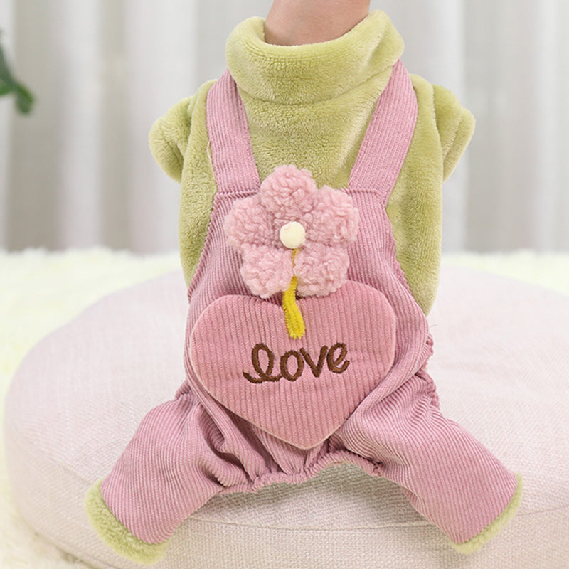 Autumn And Winter Pet Warm Four-Legged Clothes