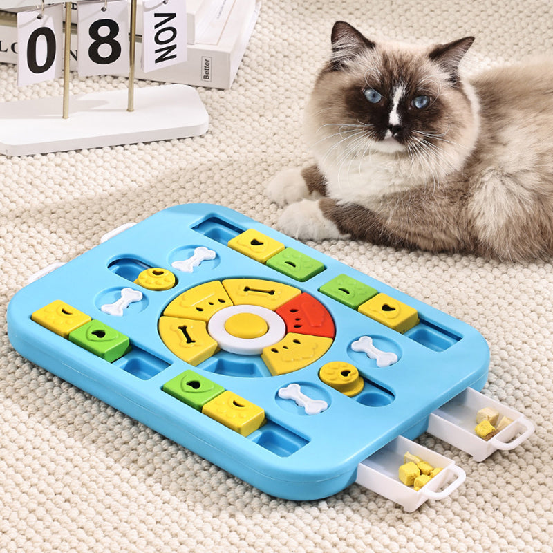 Anti-Knockover Sound Puzzle Feeder