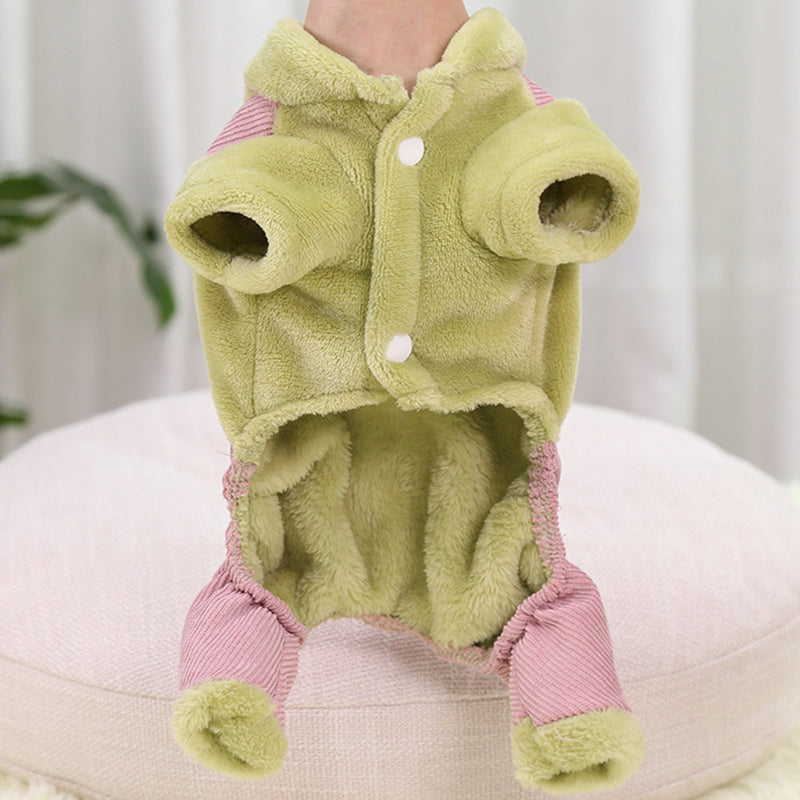 Autumn And Winter Pet Warm Four-Legged Clothes