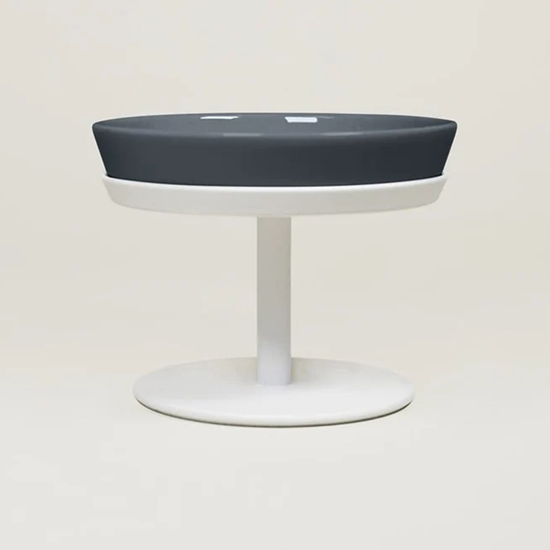 Shallow Elevated Cat Dock Bowl and Stand