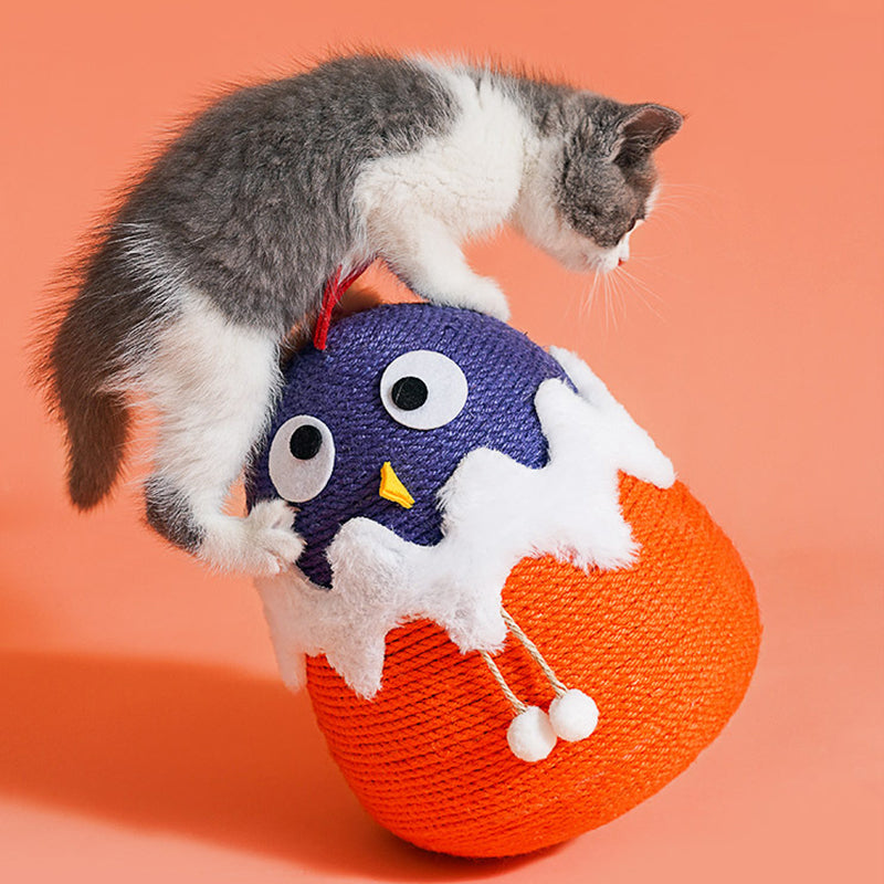 Ding Ding Chicken Tumbler Cat Self-Entertainment Toy