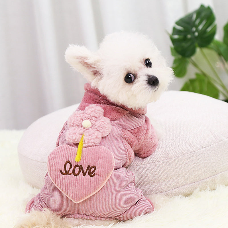 Autumn And Winter Pet Warm Four-Legged Clothes